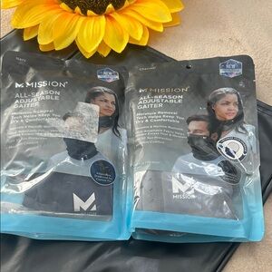 All-Season Adjustable Gaiter - Navy and Charcoal